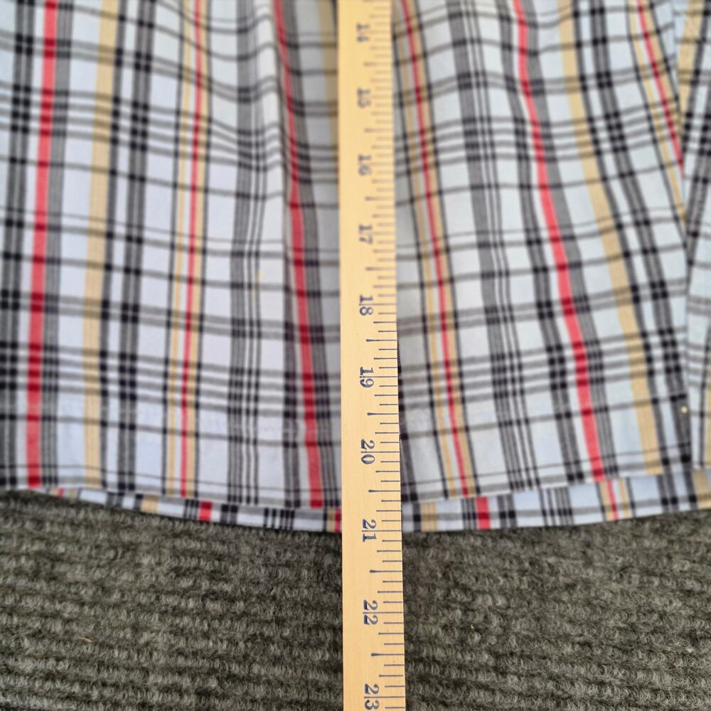 Cutter & Buck Men's Size 40 100% Cotton Blue Plaid Pleated Front Shorts - Picture 9 of 9